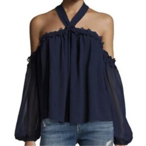 [SOLD] Women's Misa Los Angeles livey black top size small